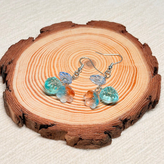 Dewy Renewal Glass Earrings