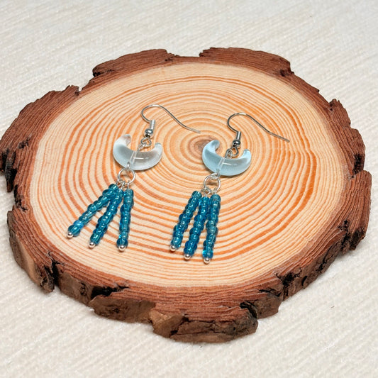 Lunar Wisdom Glass Earrings