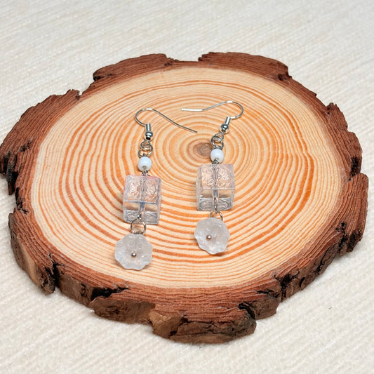 Crystal Purity Glass Earrings