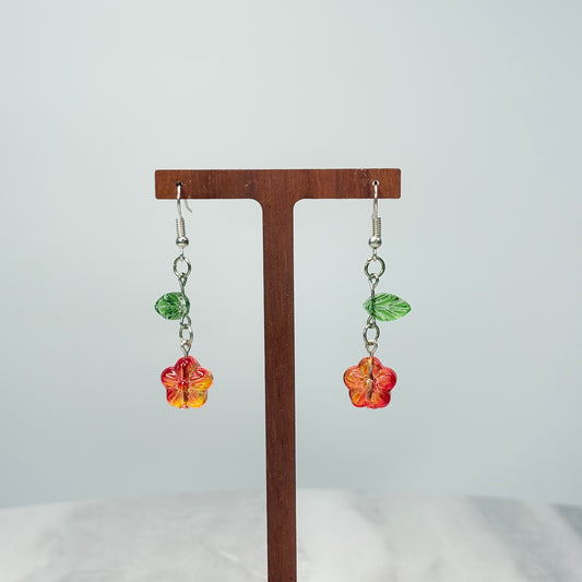 Blossom Vitality Glass Earrings