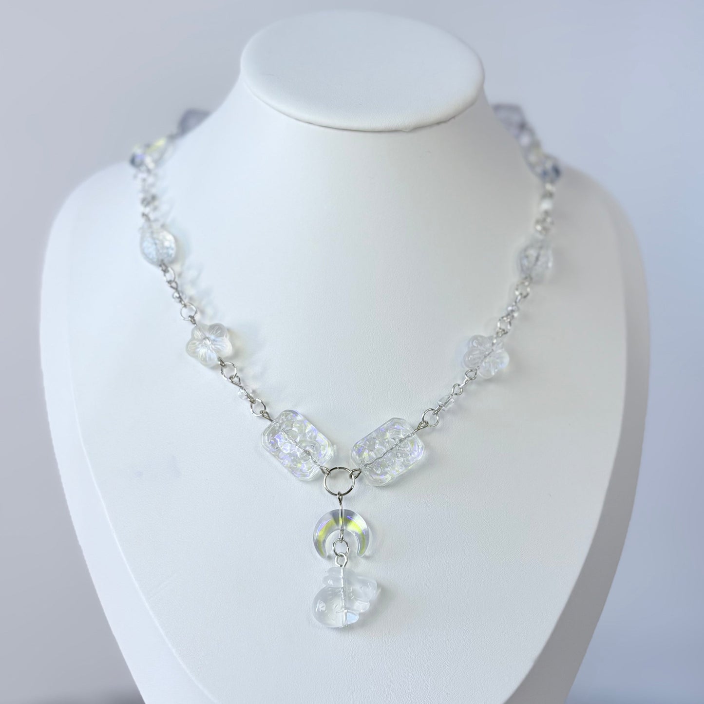 Moon Realm Rebirth Glass Necklace