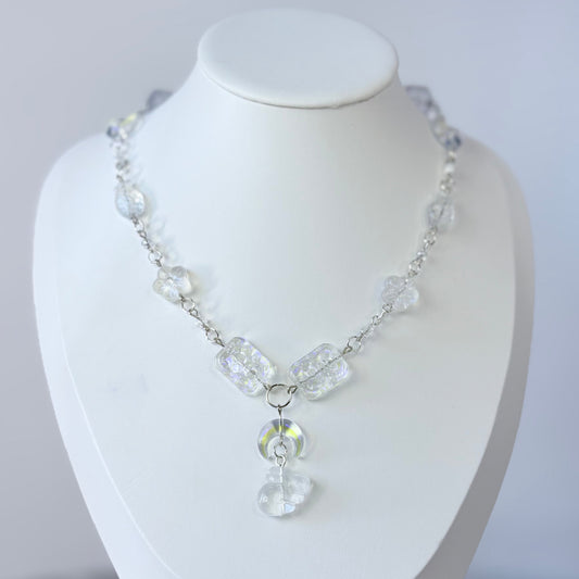 Moon Realm Rebirth Glass Necklace
