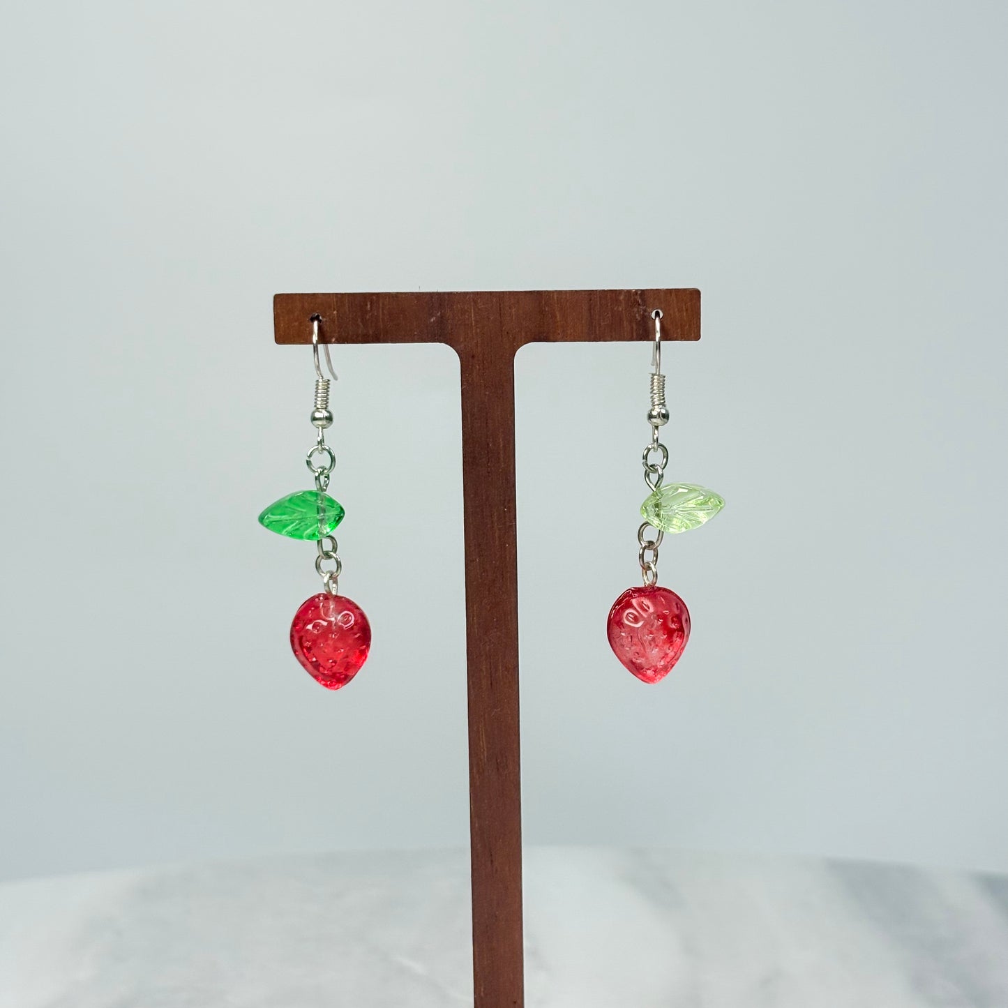 Berry Breeze Vitality Glass Earrings