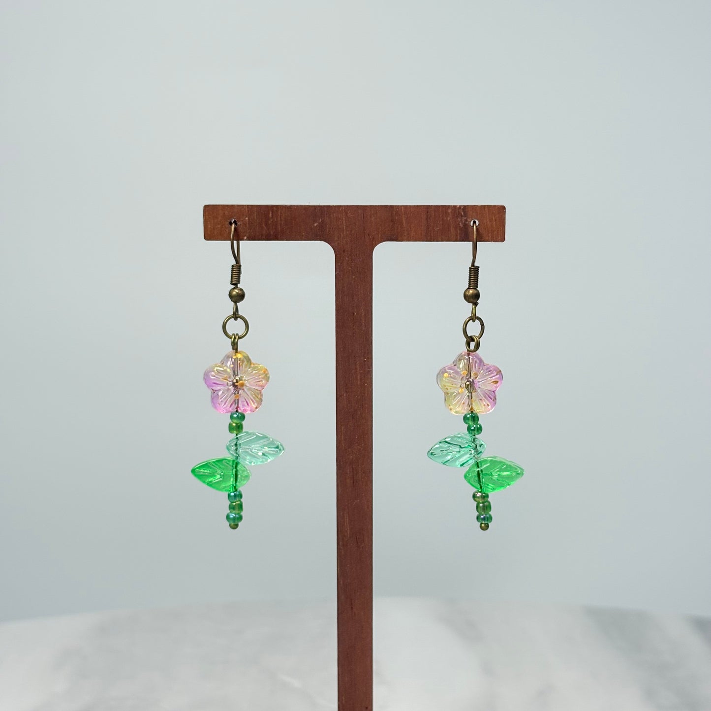 Dawn Blossom Glass Earrings