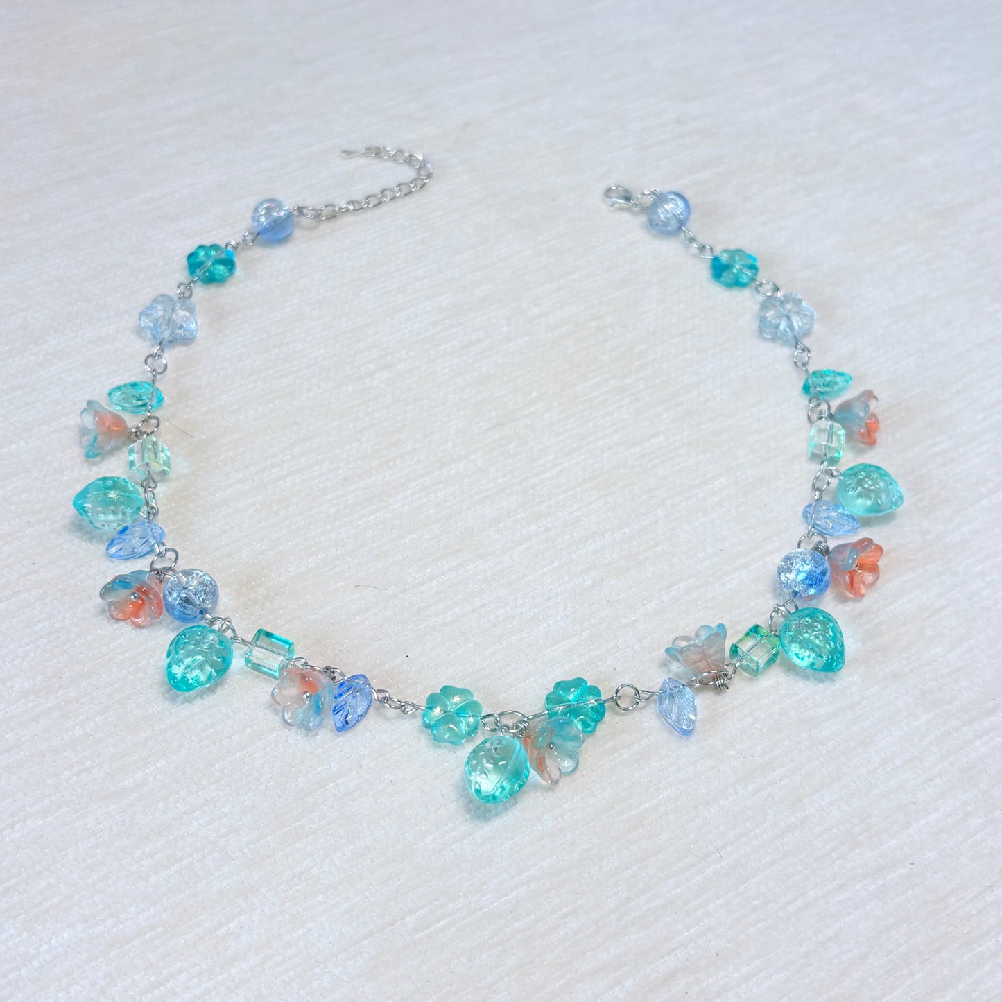 Still Water Ripple Glass Necklace