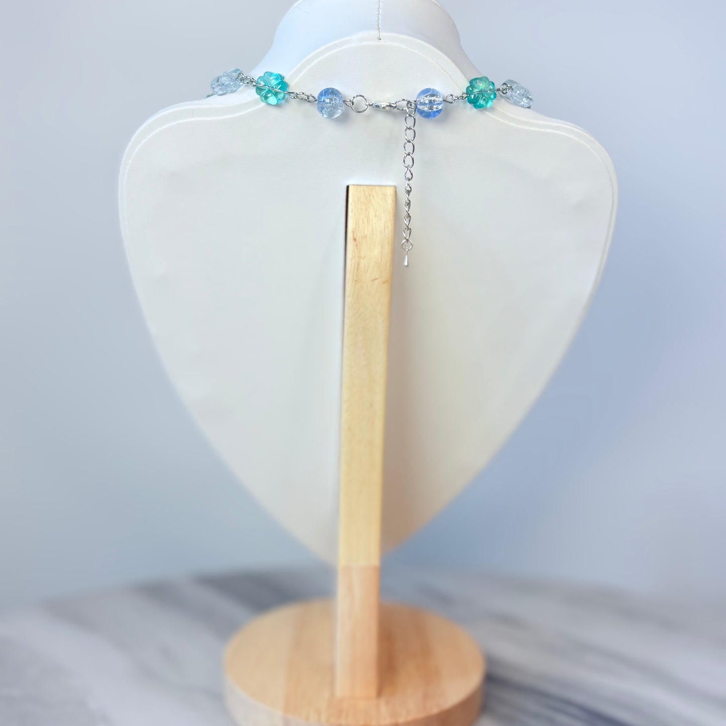 Still Water Ripple Glass Necklace