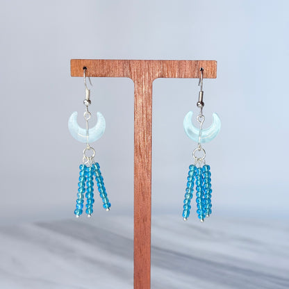 Lunar Wisdom Glass Earrings