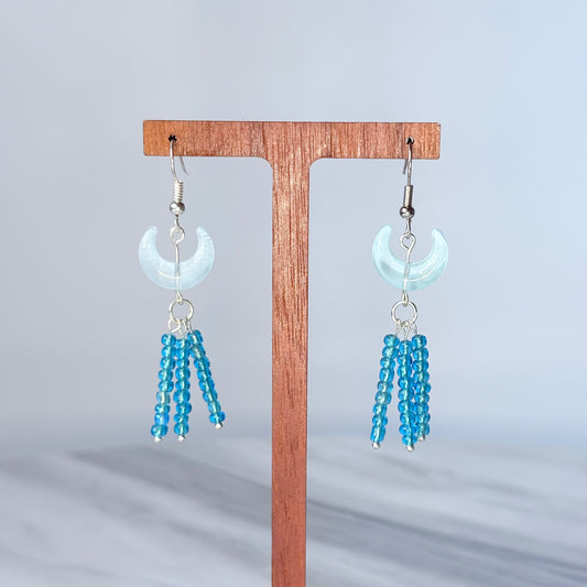 Lunar Wisdom Glass Earrings