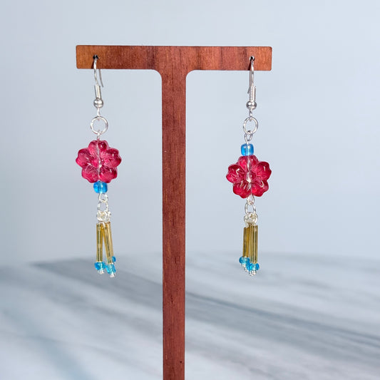 Blossom Courage Glass Earrings