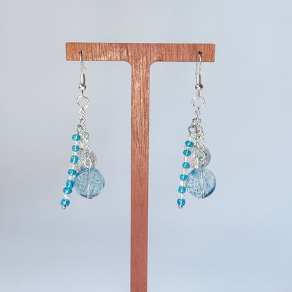 Fortune Sphere Glass Earrings