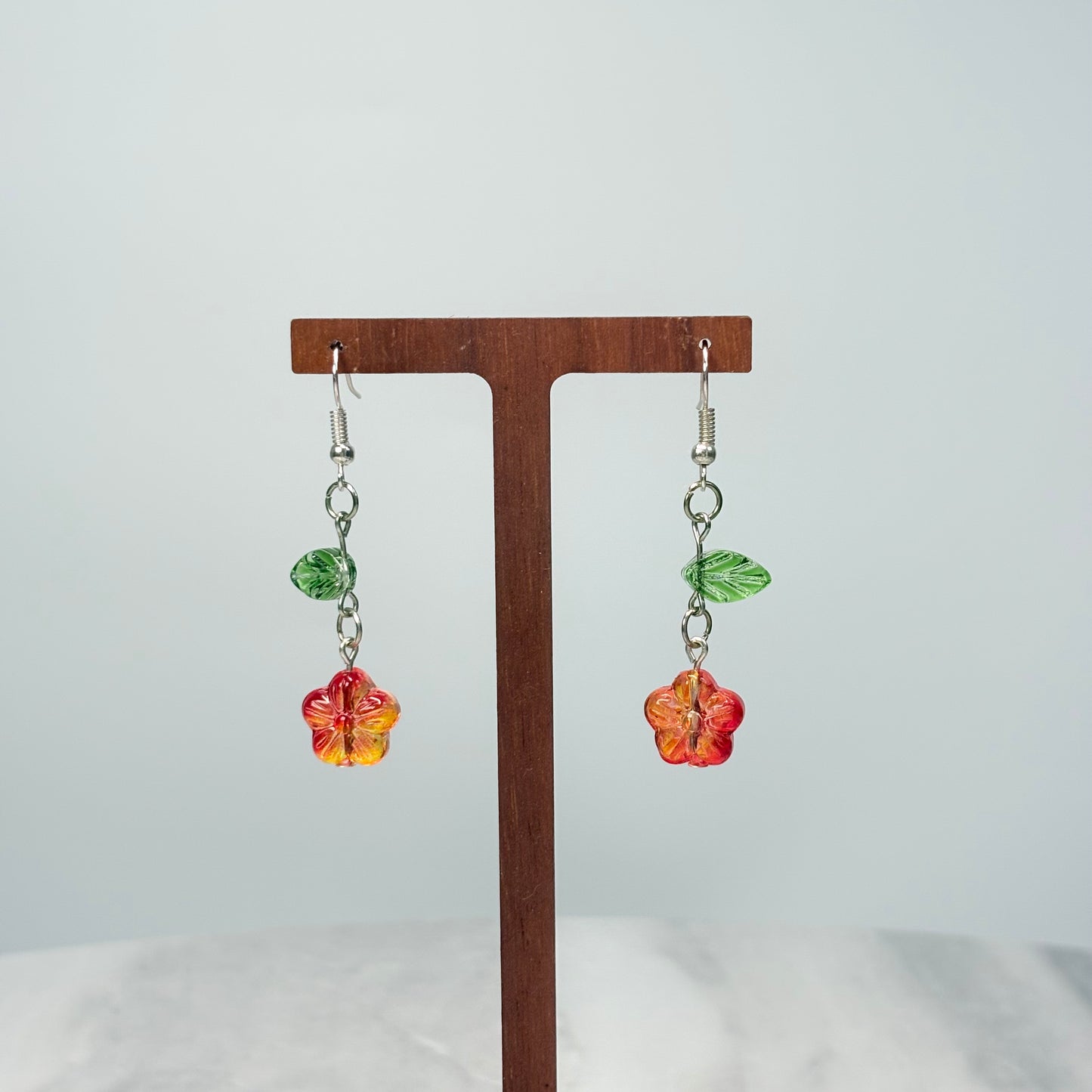 Blossom Vitality Glass Earrings