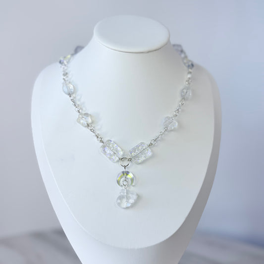 Moon Realm Rebirth Glass Necklace