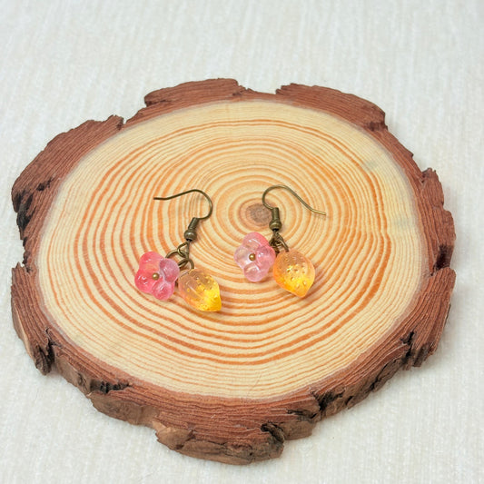 Blossom Calm Glass Earrings