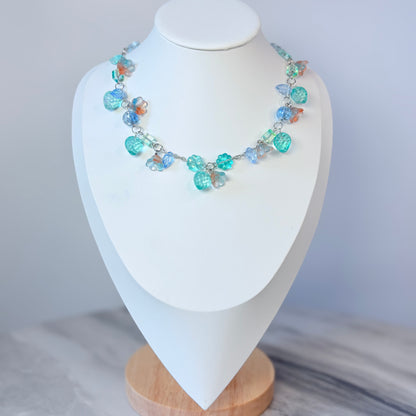 Still Water Ripple Glass Necklace