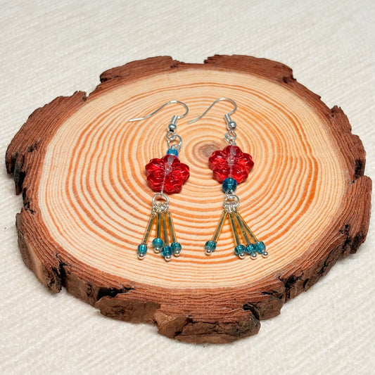 Blossom Courage Glass Earrings